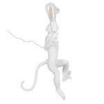 GLOBOSTAR® APES 01805 Μοντέρνο Φωτιστικό Τοίχου - Απλίκα με Ντουί 1 x E27 AC 220-240V IP20 - Λευκό - Μ34 x Π31 x Υ61cm - Image 5