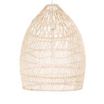 GLOBOSTAR® MALIBU 01810 Boho Κρεμαστό Φωτιστικό Οροφής με Ντουί 1 x E27 AC 220-240V IP20 - Μπεζ - Μ57 x Π57 x Υ75cm - Image 4