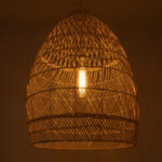GLOBOSTAR® MALIBU 01811 Boho Κρεμαστό Φωτιστικό Οροφής με Ντουί 1 x E27 AC 220-240V IP20 - Μπεζ - Μ76 x Π76 x Υ100cm - Image 3