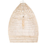 GLOBOSTAR® MALIBU 01811 Boho Κρεμαστό Φωτιστικό Οροφής με Ντουί 1 x E27 AC 220-240V IP20 - Μπεζ - Μ76 x Π76 x Υ100cm - Image 6