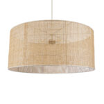 GLOBOSTAR® YOTTO 01823 Boho Κρεμαστό Φωτιστικό Οροφής με Ντουί 3 x E27 AC 220-240V IP20 - Μπεζ - Μ90 x Π90 x Υ40cm - Image 2