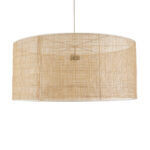 GLOBOSTAR® YOTTO 01823 Boho Κρεμαστό Φωτιστικό Οροφής με Ντουί 3 x E27 AC 220-240V IP20 - Μπεζ - Μ90 x Π90 x Υ40cm - Image 5