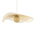 GLOBOSTAR® CINNABAR 01838 Boho Κρεμαστό Φωτιστικό Οροφής με Ντουί 1 x E27 AC 220-240V IP20 - Μπεζ - Μ100 x Π100 x Υ21cm - Image 2