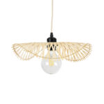 GLOBOSTAR® MELEMELE 01839 Boho Κρεμαστό Φωτιστικό Οροφής με Ντουί 1 x E27 AC 220-240V IP20 - Μπεζ - Μ35 x Π35 x Υ4cm - Image 5
