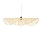 GLOBOSTAR® MELEMELE 01841 Boho Κρεμαστό Φωτιστικό Οροφής με Ντουί 1 x E27 AC 220-240V IP20 - Μπεζ - Μ75 x Π75 x Υ10cm - Image 5
