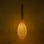 GLOBOSTAR® PARADIS 01846 Boho Επιδαπέδιο Φωτιστικό με Ντουί 1 x E27 AC 220-240V IP20 - Μπεζ - Μ50 x Π50 x Υ180cm - Image 3