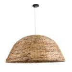 GLOBOSTAR® MANGATA 01848 Boho Κρεμαστό Φωτιστικό Οροφής με Ντουί 1 x E27 AC 220-240V IP20 - Καφέ - Μ90 x Π90 x Υ40cm - Image 4