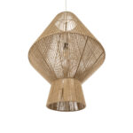 GLOBOSTAR® CAYMAN 01854 Boho Κρεμαστό Φωτιστικό Οροφής με Ντουί 1 x E27 AC 220-240V IP20 - Μπεζ - Μ60 x Π60 x Υ86cm - Image 6