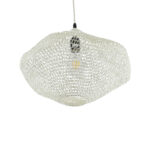 GLOBOSTAR® KENTUCKY 01862 Vintage Κρεμαστό Φωτιστικό Οροφής με Ντουί 1 x E27 AC 220-240V IP20 - Μπεζ - Μ40 x Π40 x Υ30cm - Image 6