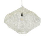 GLOBOSTAR® KENTUCKY 01865 Vintage Κρεμαστό Φωτιστικό Οροφής με Ντουί 1 x E27 AC 220-240V IP20 - Μπεζ - Μ60 x Π60 x Υ50cm - Image 6