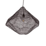 GLOBOSTAR® KENTUCKY 01867 Vintage Κρεμαστό Φωτιστικό Οροφής με Ντουί 1 x E27 AC 220-240V IP20 - Καφέ - Μ60 x Π60 x Υ50cm - Image 2