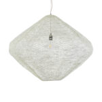 GLOBOSTAR® KENTUCKY 01868 Vintage Κρεμαστό Φωτιστικό Οροφής με Ντουί 1 x E27 AC 220-240V IP20 - Μπεζ - Μ90 x Π90 x Υ70cm - Image 2