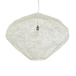 GLOBOSTAR® KENTUCKY 01868 Vintage Κρεμαστό Φωτιστικό Οροφής με Ντουί 1 x E27 AC 220-240V IP20 - Μπεζ - Μ90 x Π90 x Υ70cm - Image 6