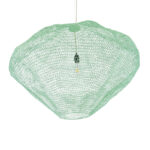 GLOBOSTAR® KENTUCKY 01870 Vintage Κρεμαστό Φωτιστικό Οροφής με Ντουί 1 x E27 AC 220-240V IP20 - Τιρκουάζ - Μ90 x Π90 x Υ70cm - Image 6