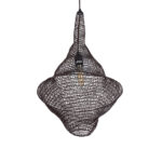 GLOBOSTAR® KENTUCKY 01872 Vintage Κρεμαστό Φωτιστικό Οροφής με Ντουί 1 x E27 AC 220-240V IP20 - Καφέ - Μ35 x Π35 x Υ60cm - Image 6