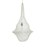 GLOBOSTAR® KENTUCKY 01874 Vintage Κρεμαστό Φωτιστικό Οροφής με Ντουί 1 x E27 AC 220-240V IP20 - Μπεζ - Μ50 x Π50 x Υ90cm - Image 5