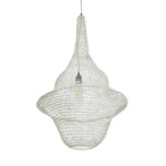 GLOBOSTAR® KENTUCKY 01874 Vintage Κρεμαστό Φωτιστικό Οροφής με Ντουί 1 x E27 AC 220-240V IP20 - Μπεζ - Μ50 x Π50 x Υ90cm - Image 6