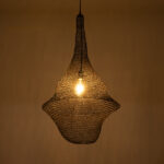 GLOBOSTAR® KENTUCKY 01875 Vintage Κρεμαστό Φωτιστικό Οροφής με Ντουί 1 x E27 AC 220-240V IP20 - Καφέ - Μ50 x Π50 x Υ90cm - Image 3