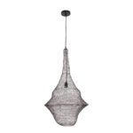 GLOBOSTAR® KENTUCKY 01875 Vintage Κρεμαστό Φωτιστικό Οροφής με Ντουί 1 x E27 AC 220-240V IP20 - Καφέ - Μ50 x Π50 x Υ90cm - Image 4