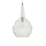 GLOBOSTAR® KENTUCKY 01880 Vintage Κρεμαστό Φωτιστικό Οροφής με Ντουί 1 x E27 AC 220-240V IP20 - Μπεζ - Μ30 x Π30 x Υ50cm - Image 2