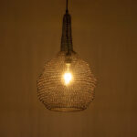 GLOBOSTAR® KENTUCKY 01881 Vintage Κρεμαστό Φωτιστικό Οροφής με Ντουί 1 x E27 AC 220-240V IP20 - Καφέ - Μ30 x Π30 x Υ50cm - Image 3