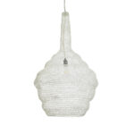 GLOBOSTAR® KENTUCKY 01883 Vintage Κρεμαστό Φωτιστικό Οροφής με Ντουί 1 x E27 AC 220-240V IP20 - Λευκό - Μ60 x Π60 x Υ90cm - Image 2
