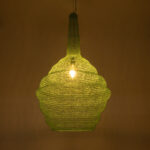 GLOBOSTAR® KENTUCKY 01885 Vintage Κρεμαστό Φωτιστικό Οροφής με Ντουί 1 x E27 AC 220-240V IP20 - Τιρκουάζ - Μ60 x Π60 x Υ90cm - Image 3