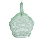 GLOBOSTAR® KENTUCKY 01885 Vintage Κρεμαστό Φωτιστικό Οροφής με Ντουί 1 x E27 AC 220-240V IP20 - Τιρκουάζ - Μ60 x Π60 x Υ90cm - Image 6