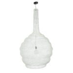 GLOBOSTAR® KENTUCKY 01886 Vintage Κρεμαστό Φωτιστικό Οροφής με Ντουί 1 x E27 AC 220-240V IP20 - Λευκό - Μ90 x Π90 x Υ150cm - Image 4