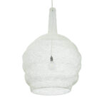 GLOBOSTAR® KENTUCKY 01886 Vintage Κρεμαστό Φωτιστικό Οροφής με Ντουί 1 x E27 AC 220-240V IP20 - Λευκό - Μ90 x Π90 x Υ150cm - Image 6