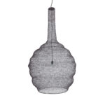 GLOBOSTAR® KENTUCKY 01887 Vintage Κρεμαστό Φωτιστικό Οροφής με Ντουί 1 x E27 AC 220-240V IP20 - Καφέ - Μ90 x Π90 x Υ150cm - Image 5