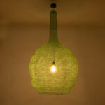GLOBOSTAR® KENTUCKY 01888 Vintage Κρεμαστό Φωτιστικό Οροφής με Ντουί 1 x E27 AC 220-240V IP20 - Τιρκουάζ - Μ90 x Π90 x Υ150cm - Image 3