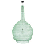 GLOBOSTAR® KENTUCKY 01888 Vintage Κρεμαστό Φωτιστικό Οροφής με Ντουί 1 x E27 AC 220-240V IP20 - Τιρκουάζ - Μ90 x Π90 x Υ150cm - Image 4
