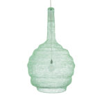GLOBOSTAR® KENTUCKY 01888 Vintage Κρεμαστό Φωτιστικό Οροφής με Ντουί 1 x E27 AC 220-240V IP20 - Τιρκουάζ - Μ90 x Π90 x Υ150cm - Image 5