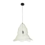 GLOBOSTAR® KENTUCKY 01889 Vintage Κρεμαστό Φωτιστικό Οροφής με Ντουί 1 x E27 AC 220-240V IP20 - Λευκό - Μ50 x Π50 x Υ48cm - Image 4