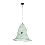 GLOBOSTAR® KENTUCKY 01891 Vintage Κρεμαστό Φωτιστικό Οροφής με Ντουί 1 x E27 AC 220-240V IP20 - Τιρκουάζ - Μ50 x Π50 x Υ48cm - Image 4