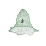 GLOBOSTAR® KENTUCKY 01891 Vintage Κρεμαστό Φωτιστικό Οροφής με Ντουί 1 x E27 AC 220-240V IP20 - Τιρκουάζ - Μ50 x Π50 x Υ48cm - Image 6