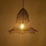 GLOBOSTAR® KENTUCKY 01893 Vintage Κρεμαστό Φωτιστικό Οροφής με Ντουί 1 x E27 AC 220-240V IP20 - Καφέ - Μ60 x Π60 x Υ52cm - Image 3