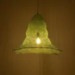 GLOBOSTAR® KENTUCKY 01894 Vintage Κρεμαστό Φωτιστικό Οροφής με Ντουί 1 x E27 AC 220-240V IP20 - Τιρκουάζ - Μ60 x Π60 x Υ52cm - Image 3
