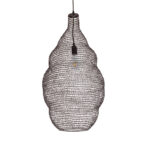 GLOBOSTAR® KENTUCKY 01896 Vintage Κρεμαστό Φωτιστικό Οροφής με Ντουί 1 x E27 AC 220-240V IP20 - Καφέ - Μ40 x Π40 x Υ70cm - Image 2