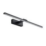 GLOBOSTAR® ELLIS 60444 Μοντέρνο Φωτιστικό Τοίχου - Απλίκα Καθρέπτη Μπάνιου LED 12W 1400lm 120° AC 220-240V IP44 Φυσικό Λευκό 4500K - Lumileds SMD Chip & TÜV SÜD Driver - Μαύρο Ματ - Μ60 x Π16 x Υ6cm - 3 Χρόνια Εγγύηση - Image 3