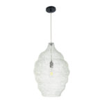 GLOBOSTAR® KENTUCKY 01898 Vintage Κρεμαστό Φωτιστικό Οροφής με Ντουί 1 x E27 AC 220-240V IP20 - Λευκό - Μ40 x Π40 x Y60cm - Image 4