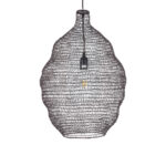 GLOBOSTAR® KENTUCKY 01899 Vintage Κρεμαστό Φωτιστικό Οροφής με Ντουί 1 x E27 AC 220-240V IP20 - Καφέ - Μ40 x Π40 x Y60cm - Image 5