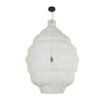 GLOBOSTAR® KENTUCKY 01901 Vintage Κρεμαστό Φωτιστικό Οροφής με Ντουί 1 x E27 AC 220-240V IP20 - Λευκό - Μ80 x Π80 x Y110cm - Image 4
