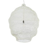 GLOBOSTAR® KENTUCKY 01901 Vintage Κρεμαστό Φωτιστικό Οροφής με Ντουί 1 x E27 AC 220-240V IP20 - Λευκό - Μ80 x Π80 x Y110cm - Image 6