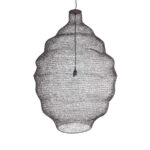 GLOBOSTAR® KENTUCKY 01902 Vintage Κρεμαστό Φωτιστικό Οροφής με Ντουί 1 x E27 AC 220-240V IP20 - Καφέ - Μ80 x Π80 x Y110cm - Image 4