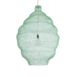 GLOBOSTAR® KENTUCKY 01903 Vintage Κρεμαστό Φωτιστικό Οροφής με Ντουί 1 x E27 AC 220-240V IP20 - Τιρκουάζ - Μ80 x Π80 x Y110cm - Image 2