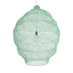 GLOBOSTAR® KENTUCKY 01903 Vintage Κρεμαστό Φωτιστικό Οροφής με Ντουί 1 x E27 AC 220-240V IP20 - Τιρκουάζ - Μ80 x Π80 x Y110cm - Image 6