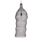 GLOBOSTAR® KENTUCKY 01905 Vintage Κρεμαστό Φωτιστικό Οροφής με Ντουί 1 x E27 AC 220-240V IP20 - Καφέ - Μ30 x Π30 x Y80cm - Image 2