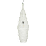 GLOBOSTAR® KENTUCKY 01907 Vintage Κρεμαστό Φωτιστικό Οροφής με Ντουί 1 x E27 AC 220-240V IP20 - Λευκό - Μ30 x Π30 x Y105cm - Image 5